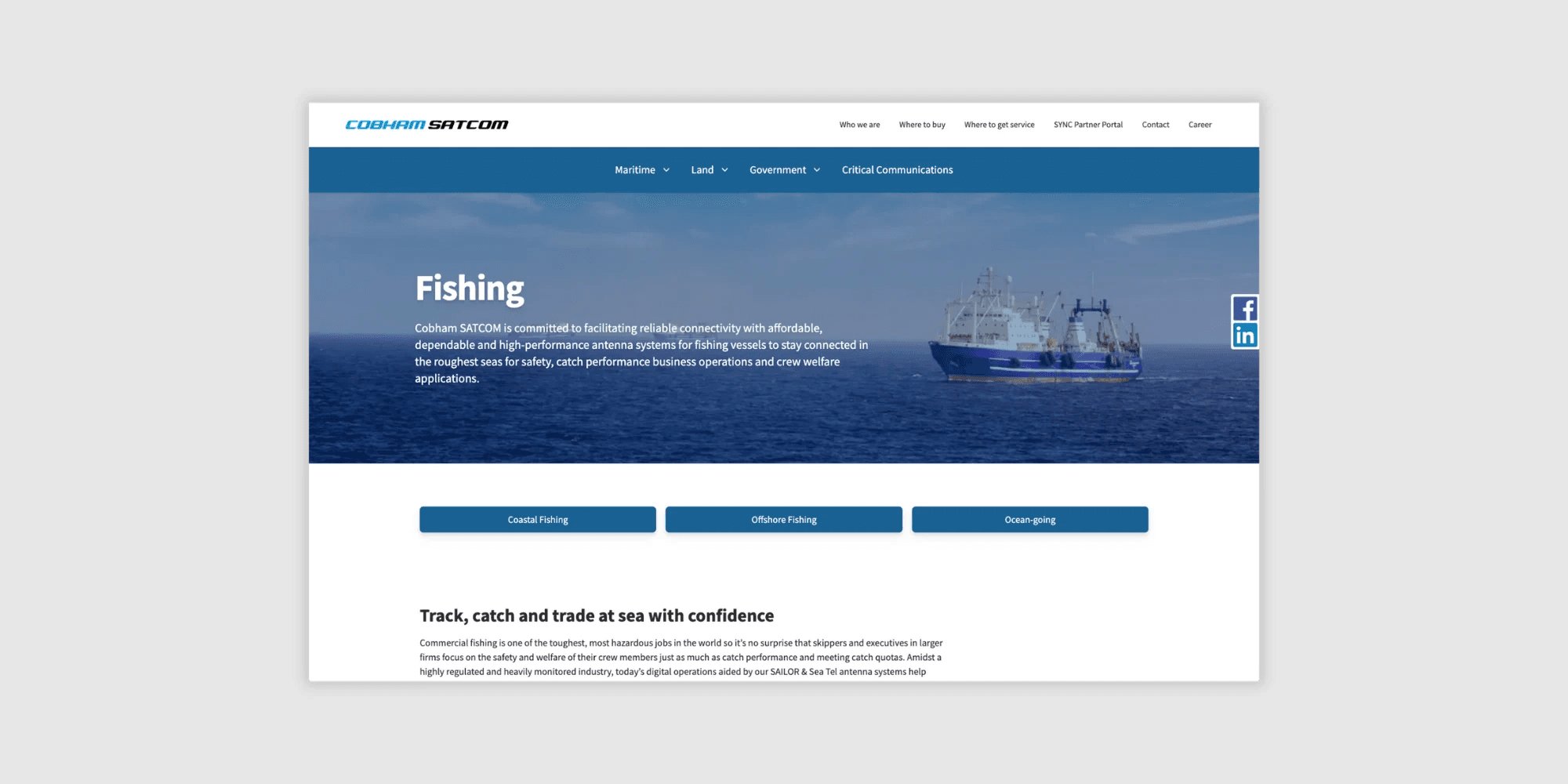 Picture of a website mockup