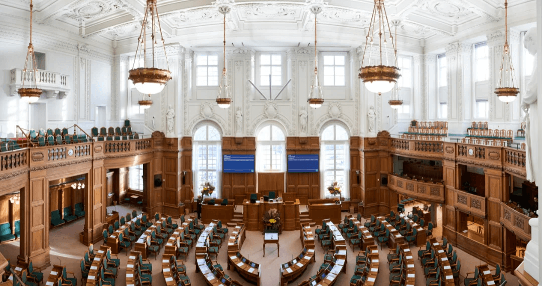 Billede af Folketingssalen