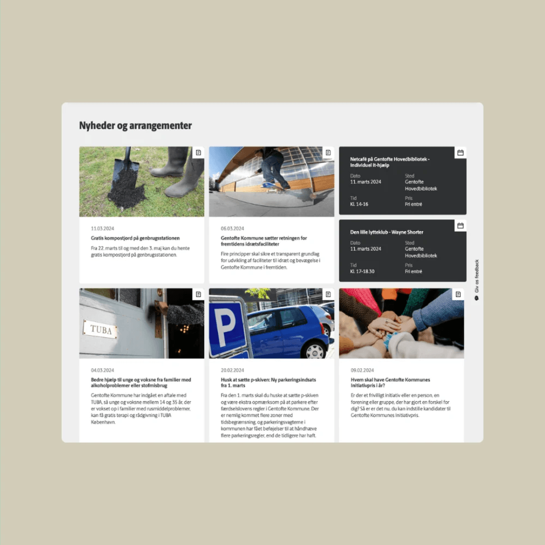 Picture of design mockup