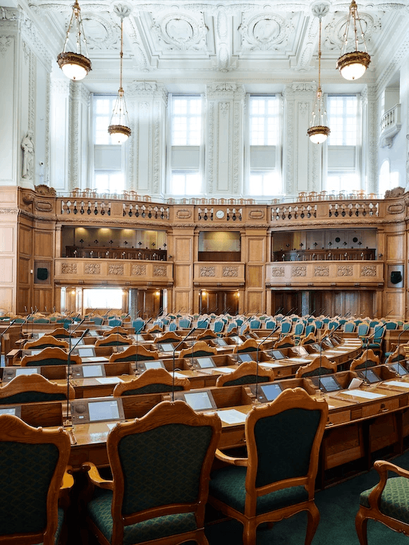 picture of the danish parliament