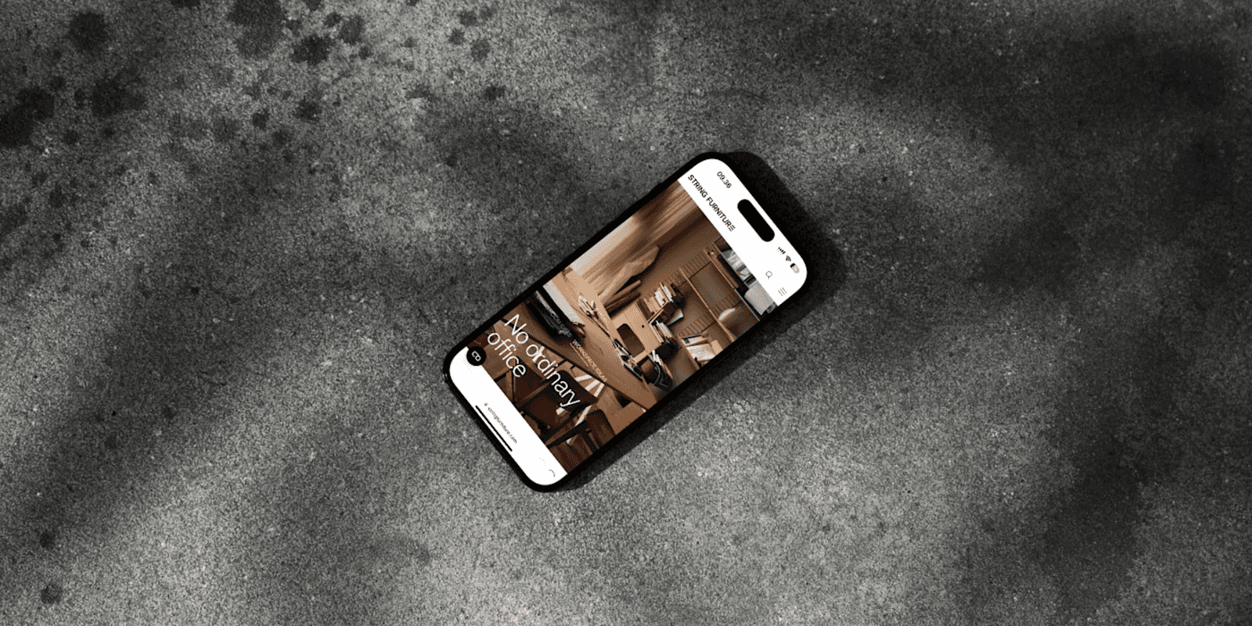 Billede af en telefon