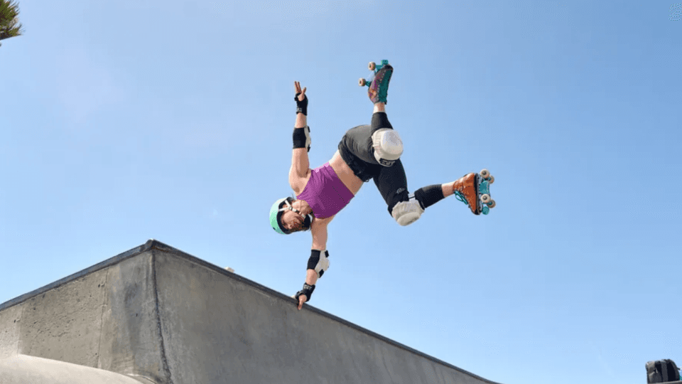 Person, der skateboarder