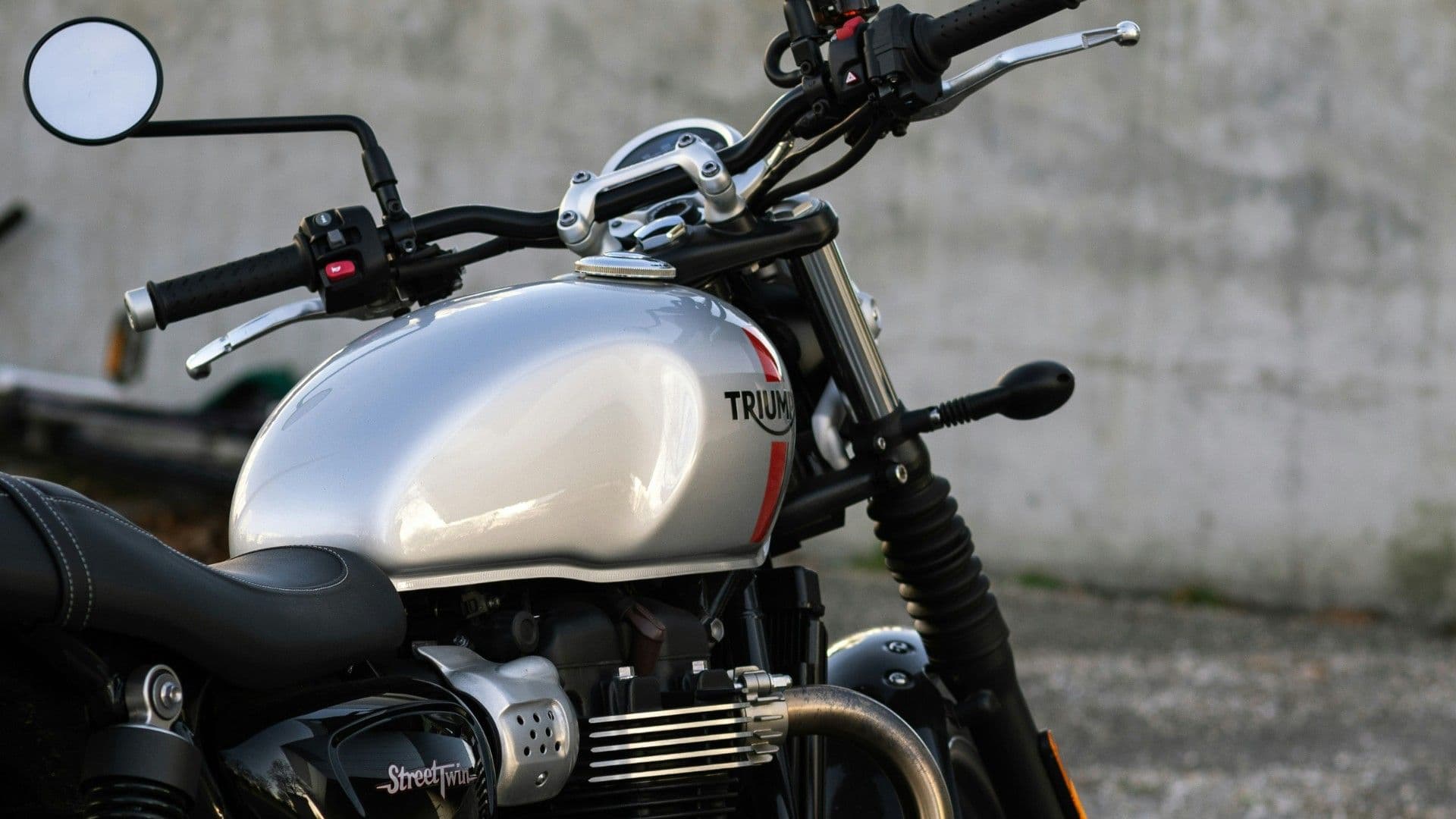 Picture of a Triumph motorcycle