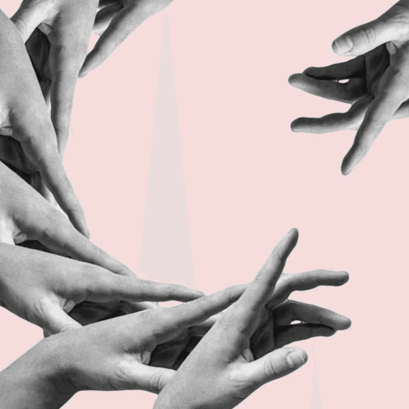 Picture of hands in a circle