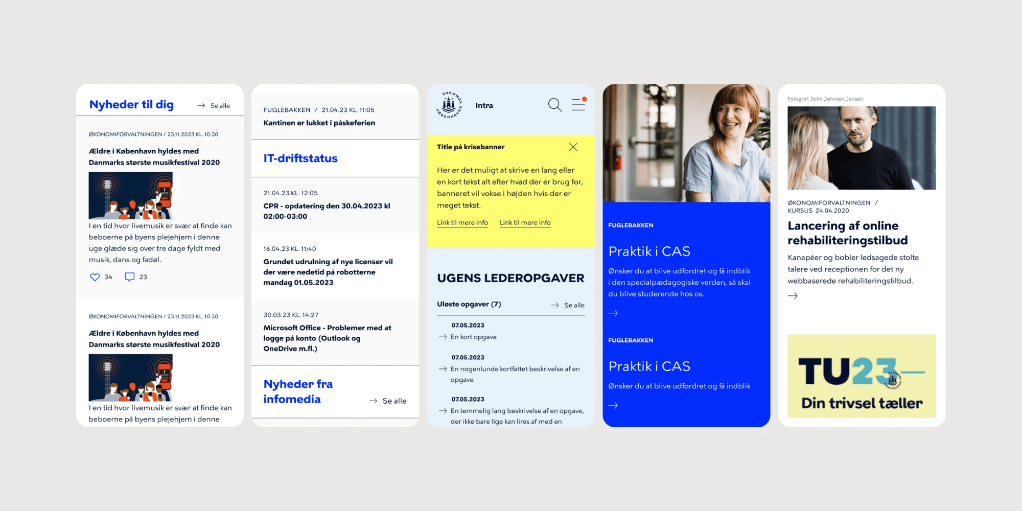 Picture of design mockups