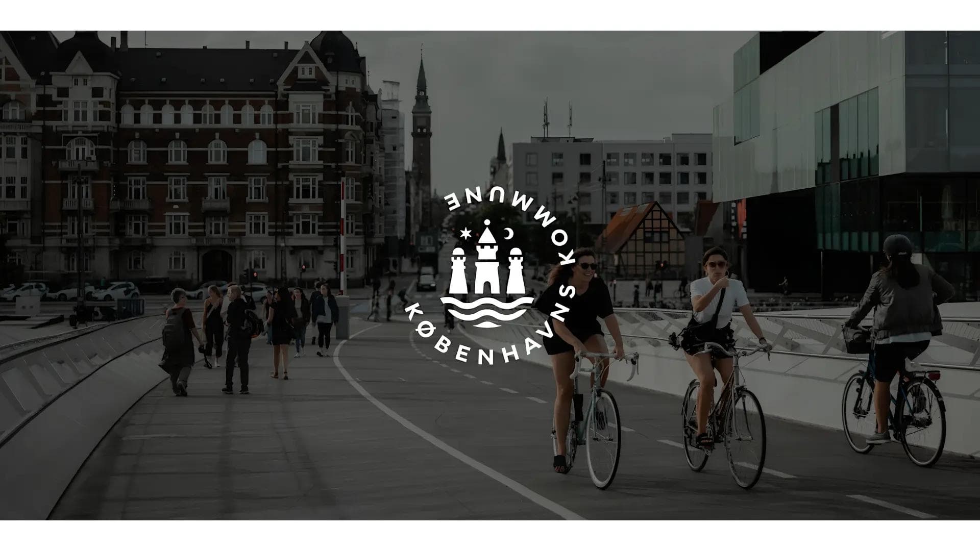 Picture of Copenhagen Municipality logo on a blurred background