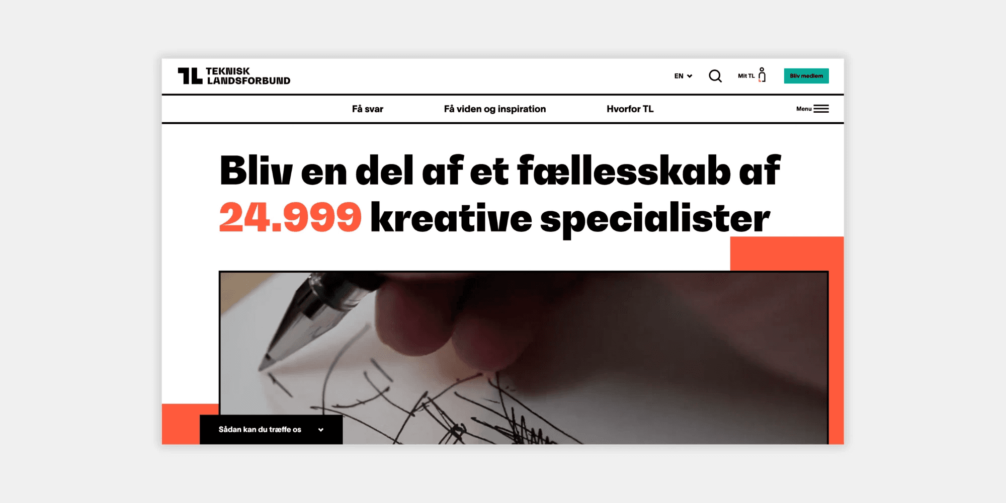 Picture of a frontpage website